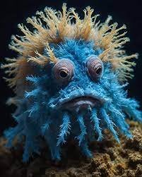blue-hairy-frogfish-4 The blue hairy frogfish, scientifically known as Antennarius striatus